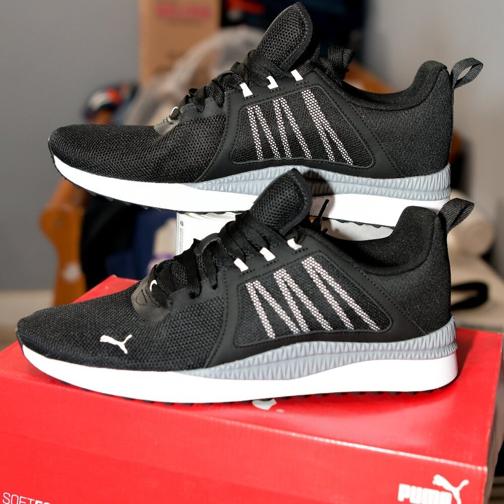 Puma men Black shoes lace- up